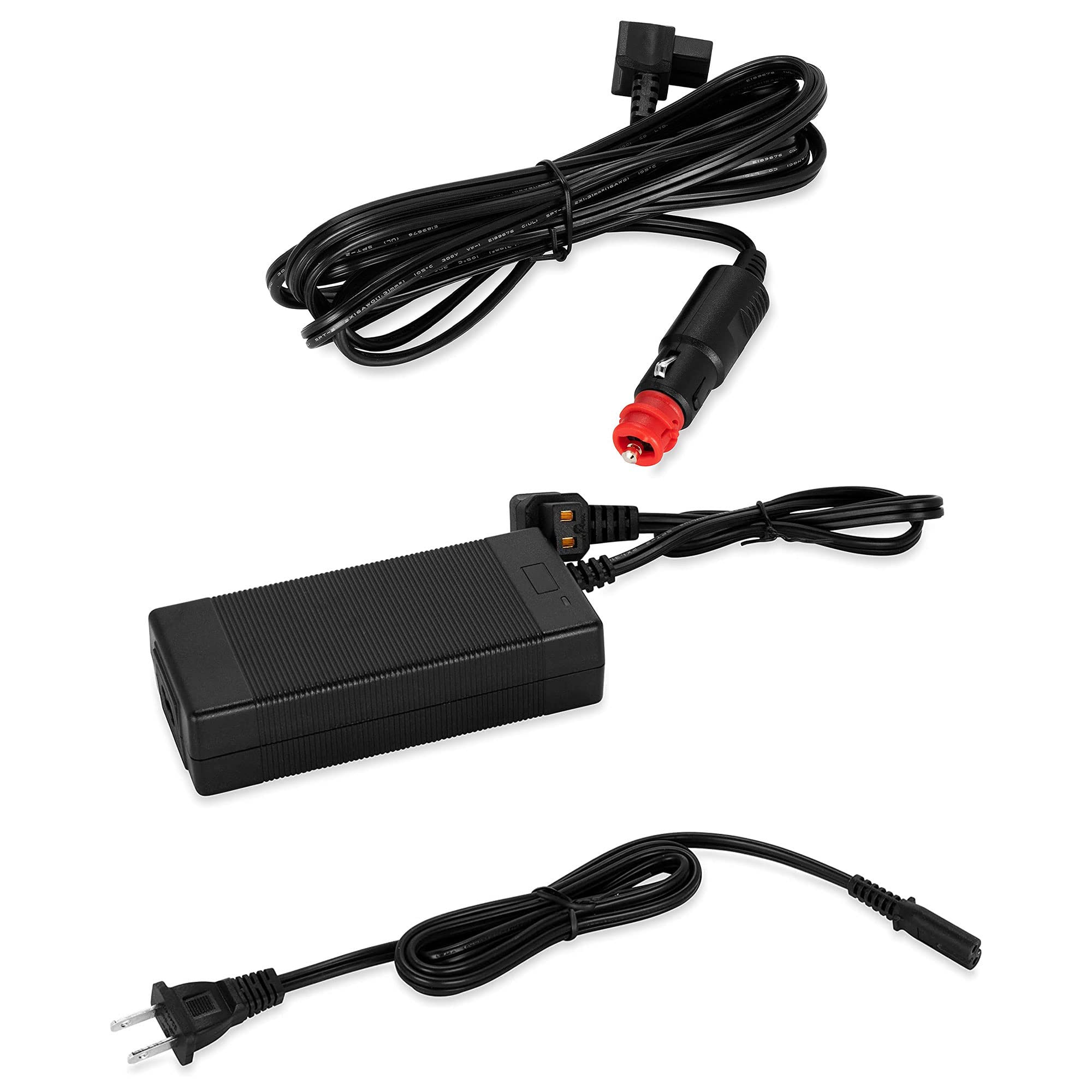 Camco 51512 CAM-300 Portable Refrigerator, AC 110V/DC 12V Compact Fridge/Freezer, 30-Liter - Keeps Food and Drinks Cold While On-The-Go - Ideal for Road Trips, RVing, Camping, Boating and Tailgating