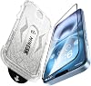 Minesk iPhone 13 Pro Max-14 Plus ile Uyumlu Hizalama Aparatlı ve Takılırken Camın Altında Kesinlikle Toz Bırakmayan Darbelere Karşı Ekstra Güçlü HD Ekran Koruyucu Kolay Kurulum, 13 PRO MAX - 14 PLUS