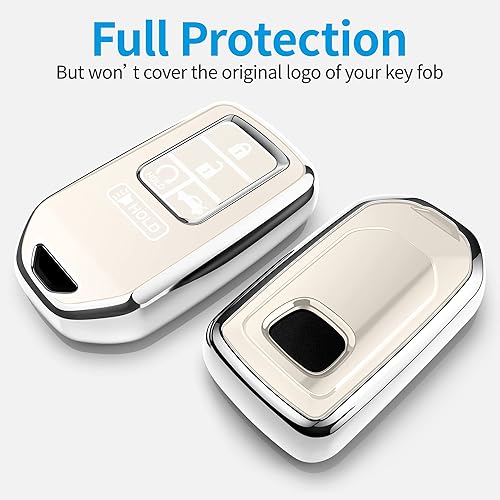 Miniatura 16 de Tukellen Funda para llavero Honda, funda de protección completa de TPU suave premium para Honda Accord Civic CRV Pilot Ridgeline Odyssey Passport