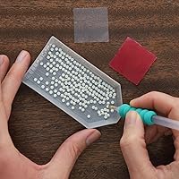 Vista 4 de Diamond Art By Leisure Arts Kit 8x8 Principiante Girasol