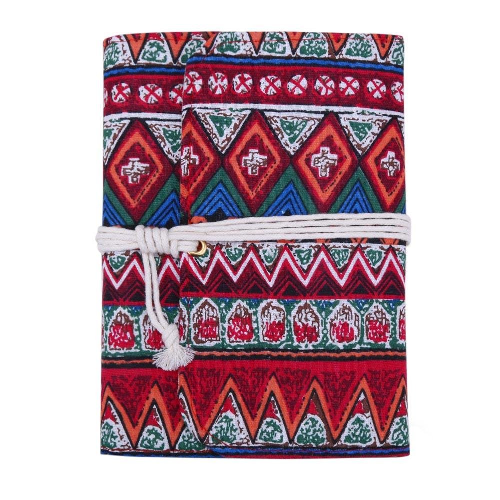 SIKIWIND Multi-use Linen Cover Diary Book Weekly Agenda Notebook FOR Office Students Travelers