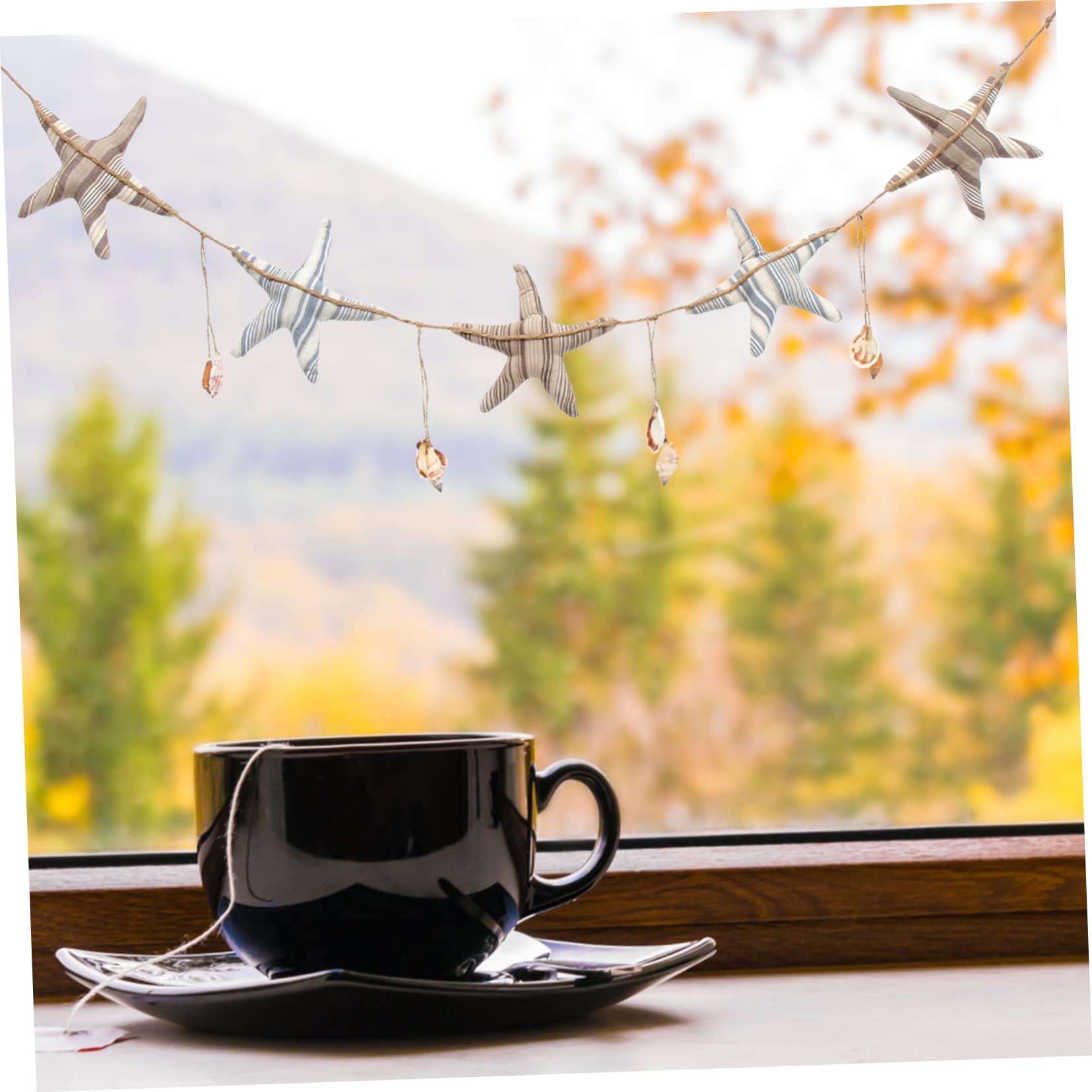 ABOOFAN 4stücke Star Shape Hanging Garland Handgefertigte Stoffdeko Für Türen Und Wände Für Hochzeiten Partys Und Wohnaccessoires Im Maritimen Stil