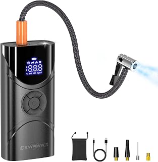 Tire Inflator Portable Air Compressor,9000mAh Battery 150 PSI Portable Air Compressor for Car Tires, Motorbikes, Balls, Bicycles,Air Pump for Car Tires,Air Compressor Portable,Tire Pump for Car