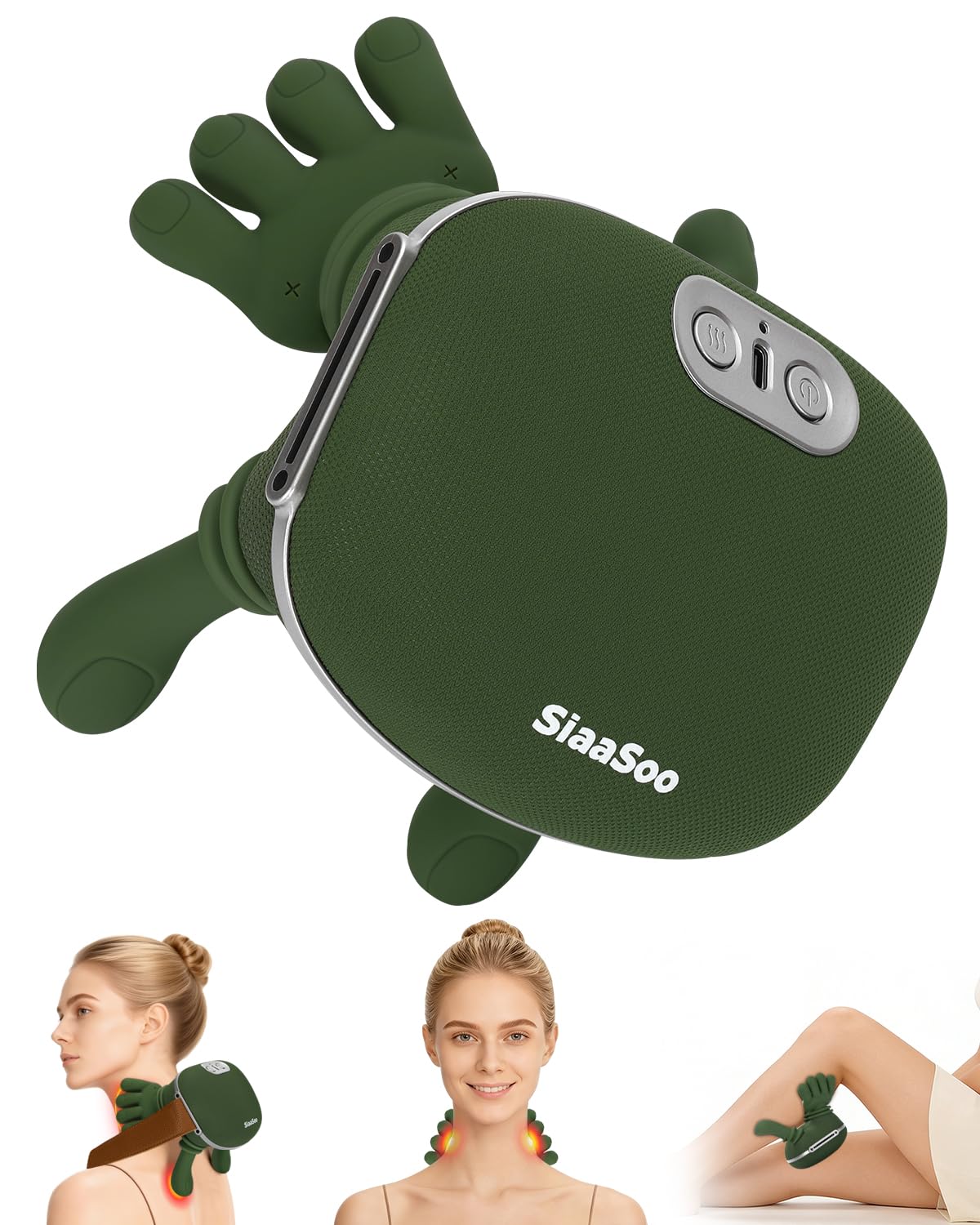 Photo 1 of Siaasoo Neck Massager(Genuine OEM), Bionic Heated Massager (Patent Pending), Electric Deep Tissue 3D Kneading Massage, Portable neck massage, N7 Master Hand Series for Deep Tissue Pain Relief in Neck.