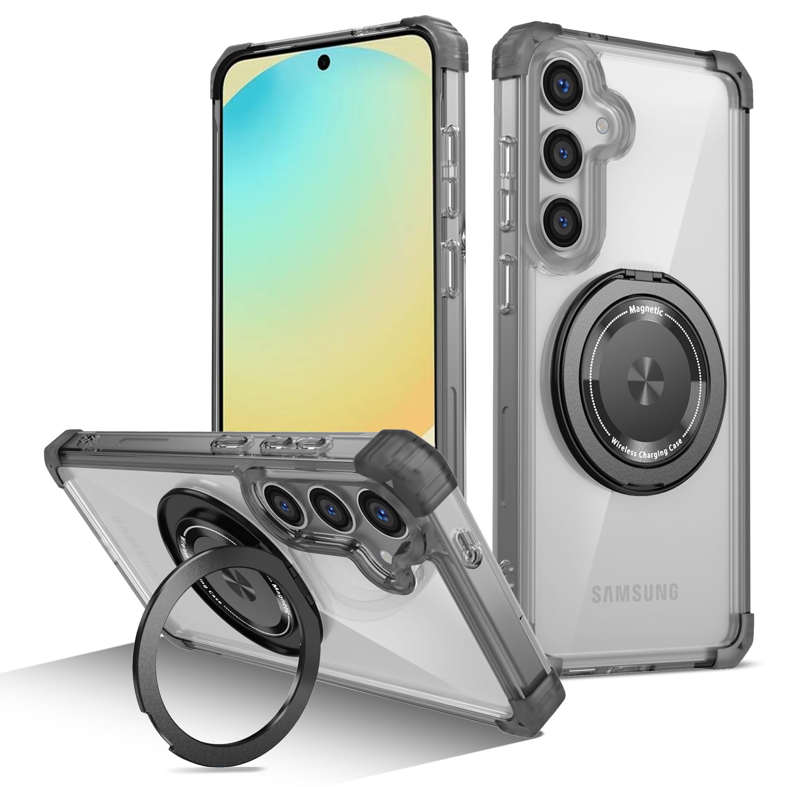 Funda Samsung S24 FE para evitar roturas de pantalla con soporte 360 8