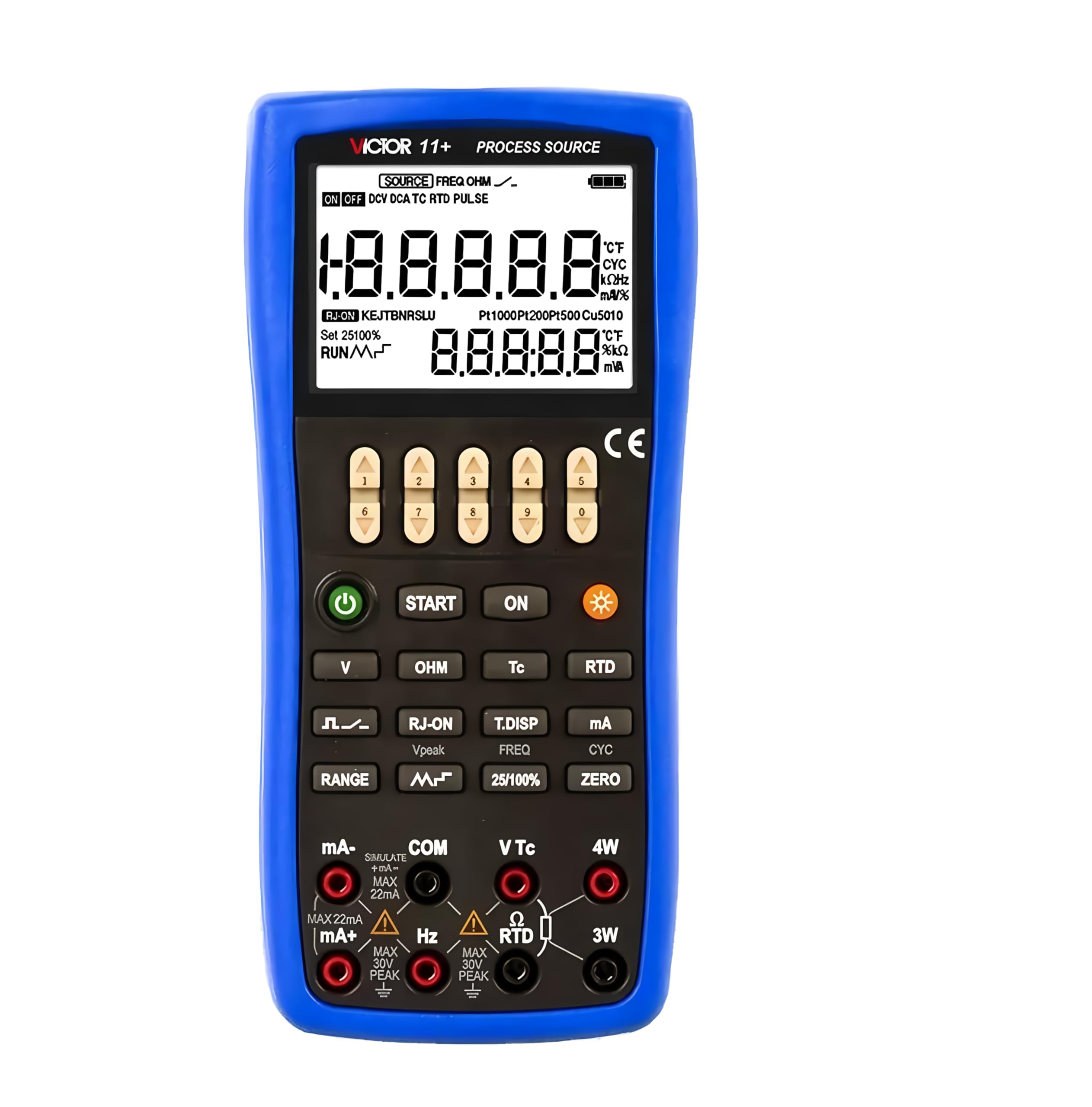 RUOSHUI Multi-function Calibration 11+ Current And Voltage Professional Multi-function Process Calibrator Process Signal Source, 0.02%(RUOSHUI 11+)