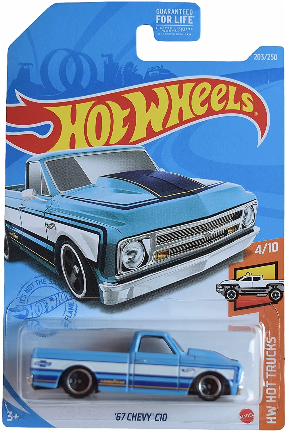 Amazon.com: Hot Wheels '67 Chevy C10, [Blue] Hot Trucks 4/10