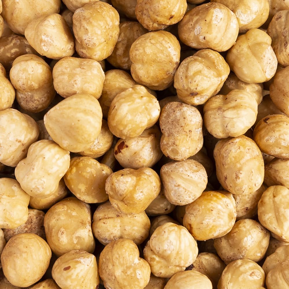 Nocciole tostate varietà tonda di varietà Italia frutta secca naturale (500 grammi)