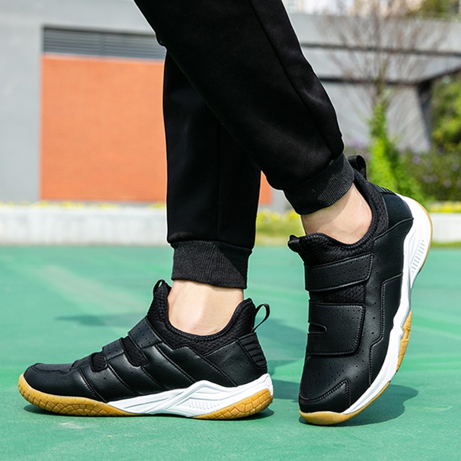 Professionelle Fechtschuhe Trainingsschuhe for Jungen Und Mädchen Im Wettkampf Jugend-Foil-Sportschuhe (Dicke : Black, Size : 43)