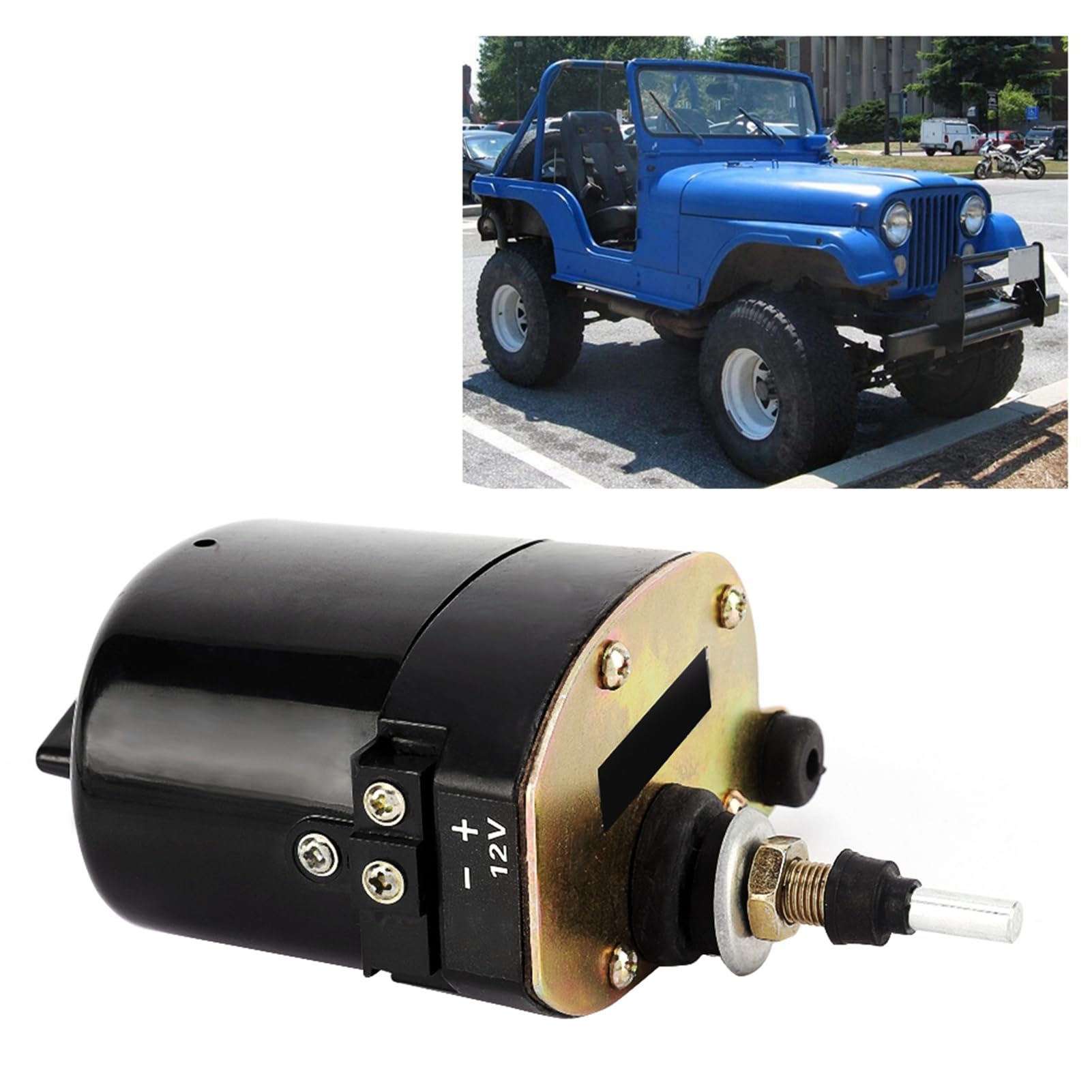 Motorino tergicristallo 12V, ricambio motore tergicristallo per auto per selezioni di trattori 01287358 7731000001