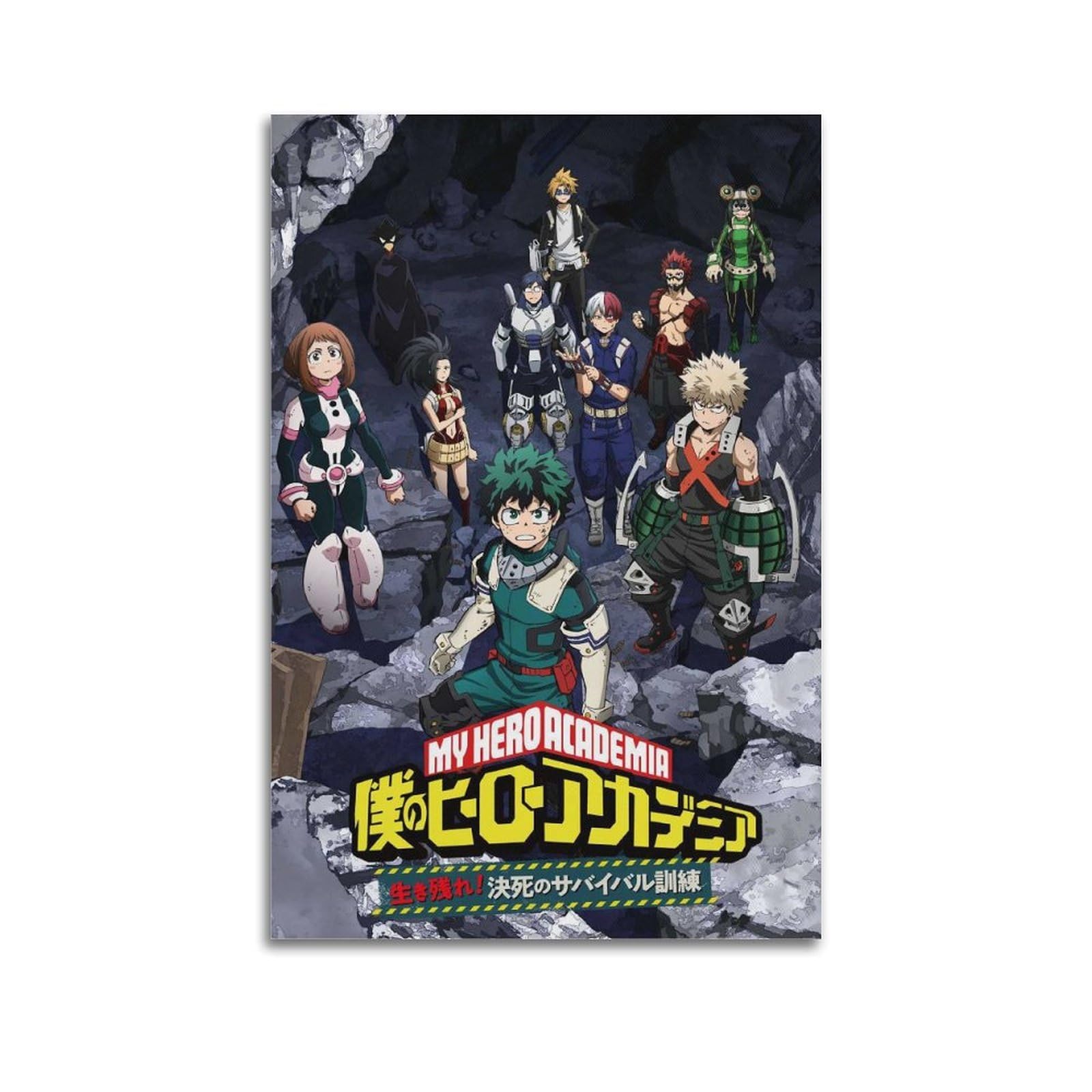 SUDANGDIANZI MHA Poster Anime Izuku Canvas Poster And Wall Art Modern Family Bedroom Gym Office Decor Gift 20x30inch(50x75cm) Unframe-style-1