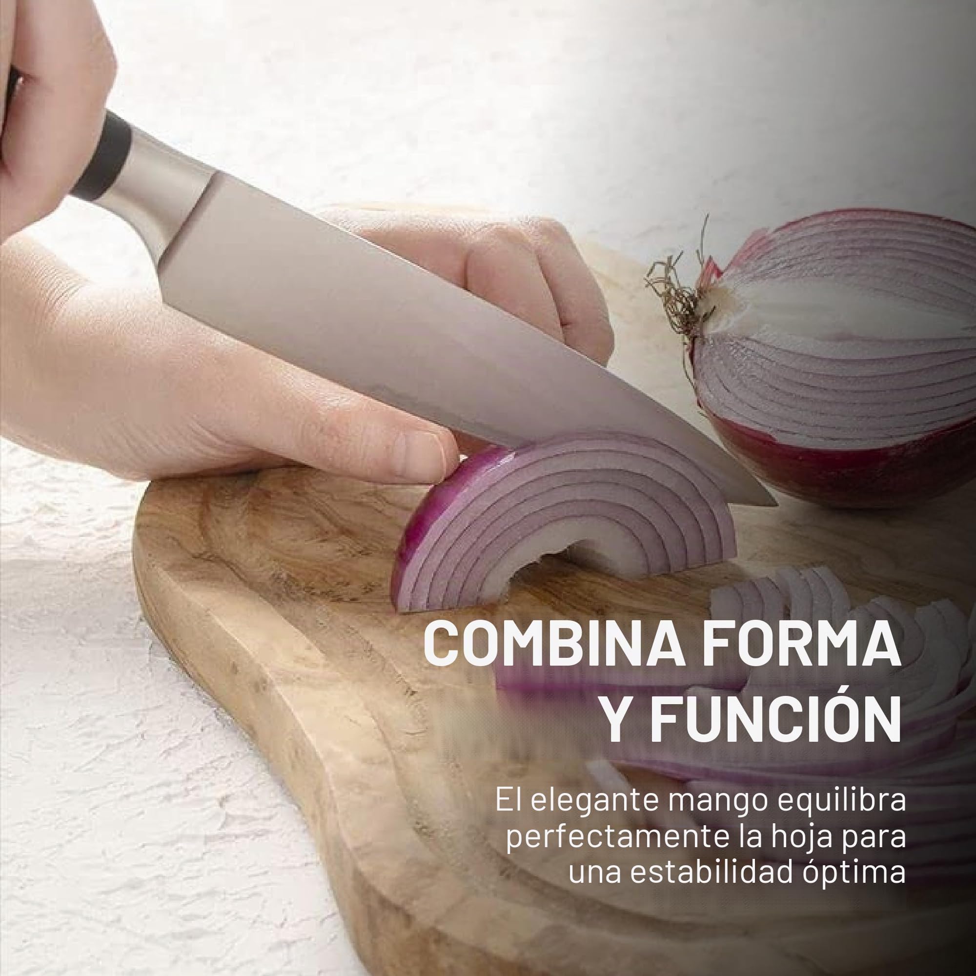 Victorinox Grand Maître, Cuchillo de cocinero profesional, Hoja extra afilada, afilado recto, 15 cm, Mango de plástico robusto, Acero inoxidable, negro