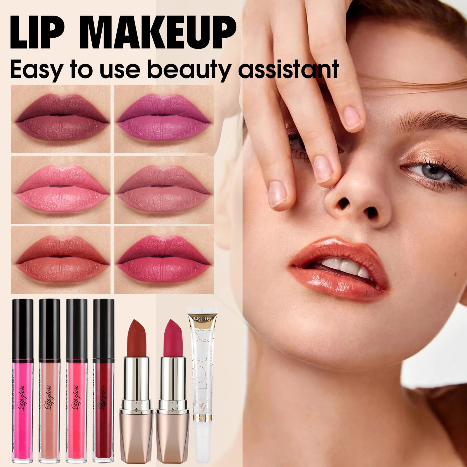 All-in-One Makeup Kit for Women with Eyeshadow, Brushes and Cosmetic Bag
