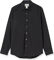 Vista 7 de Tienda Essentials - Camisa de popelina para hombre, informal, de manga larga, de corte regular