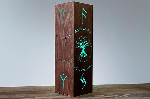 Miniatura 3 de Yggdrasil Tree Of Life Lamp, Norse Style Handmade Lantern