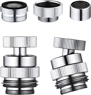 Sink Faucet Adapter Kit Swivel Aerator Adapter to Connect Garden Hose,Multi-Thread Garden Hose Adapter