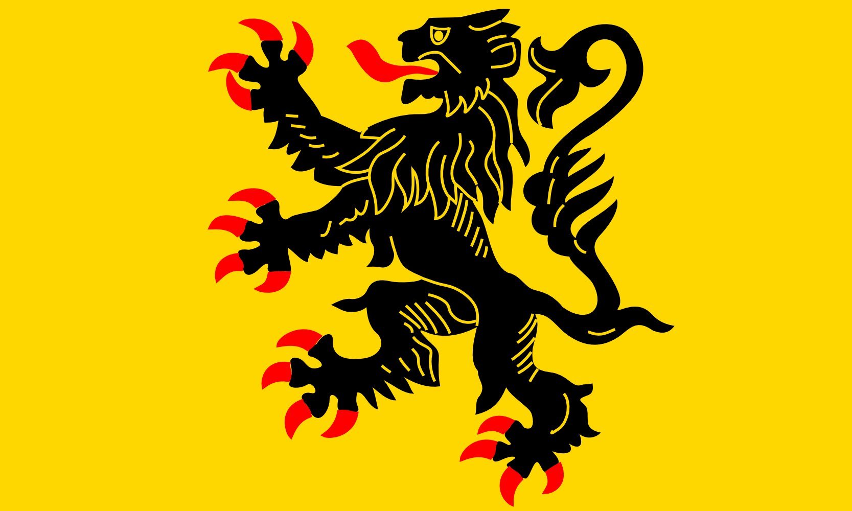 Drapeau Nord-Pas-de-Calais 1.5m² pour animer votre jardin
