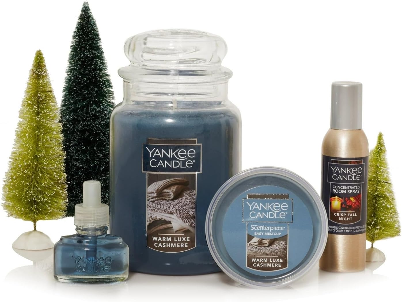 Yankee Candle Concentrated Room Spray Air Freshener, Instant Home Fragrance, Odor Eliminating Spray, Warm Luxe Cashmere (Pack of 3)