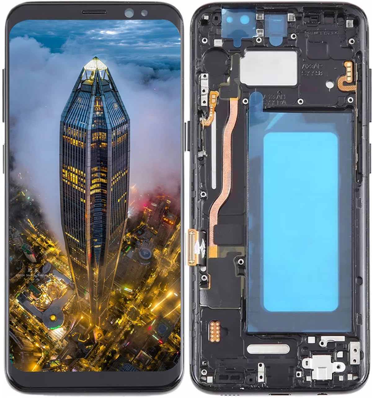 Kit de remplacement d'écran TFT pour Samsung Galaxy S8 (Noir)