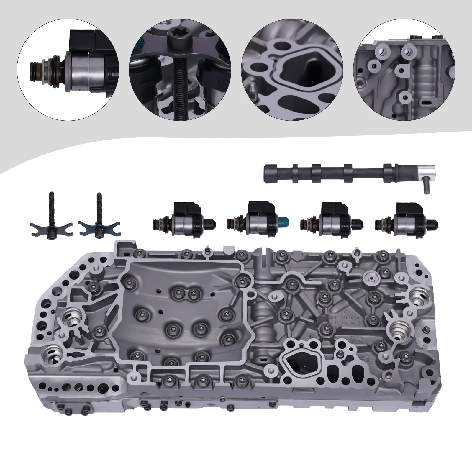 Kit di ricambio per valvola di trasmissione, 722.8, in lega di alluminio, cambio automatico, sostituzione diretta, plug and play, comfort di guida, officina, professionisti di installazione