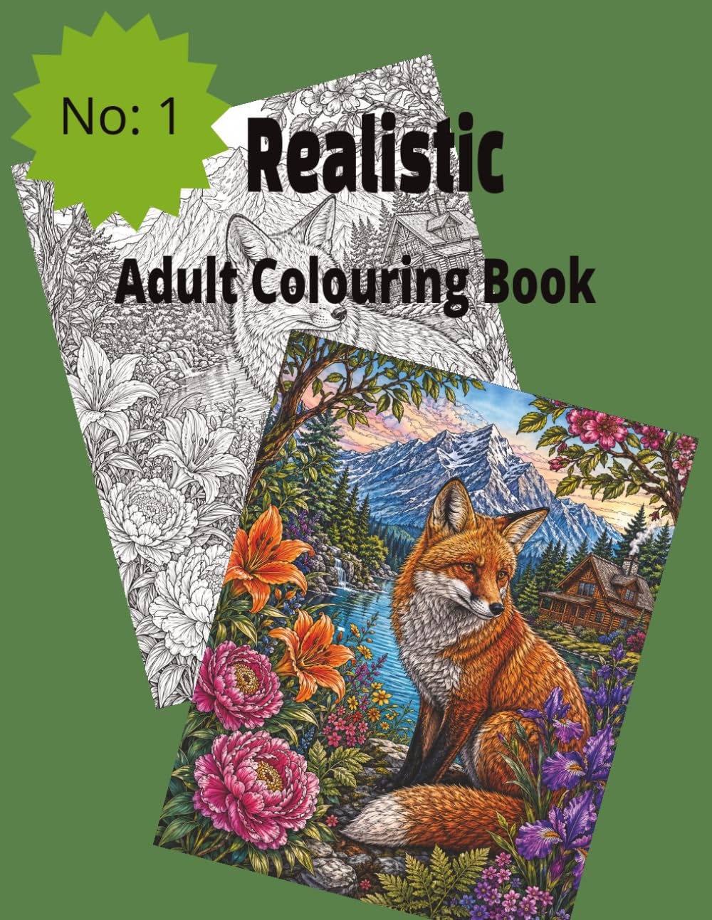 Realistic Detail Colouring Book