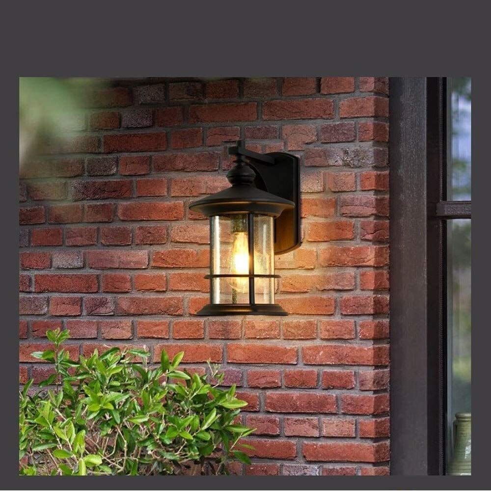 VDOQTLJT Outdoor Waterproof Rust Wall Light Simple Balcony Exterior Sconces Bar Aisle Villa Apartment Storefront Illumination Home Courtyard Garden Lamp