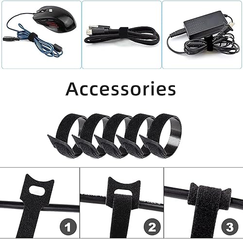 Miniatura 7 de CNPOP Organizador de electrónica, bolsa organizadora de cables de viaje, resistente al agua, doble capa para cable, cable, iPhone, iPad Mini, regalo