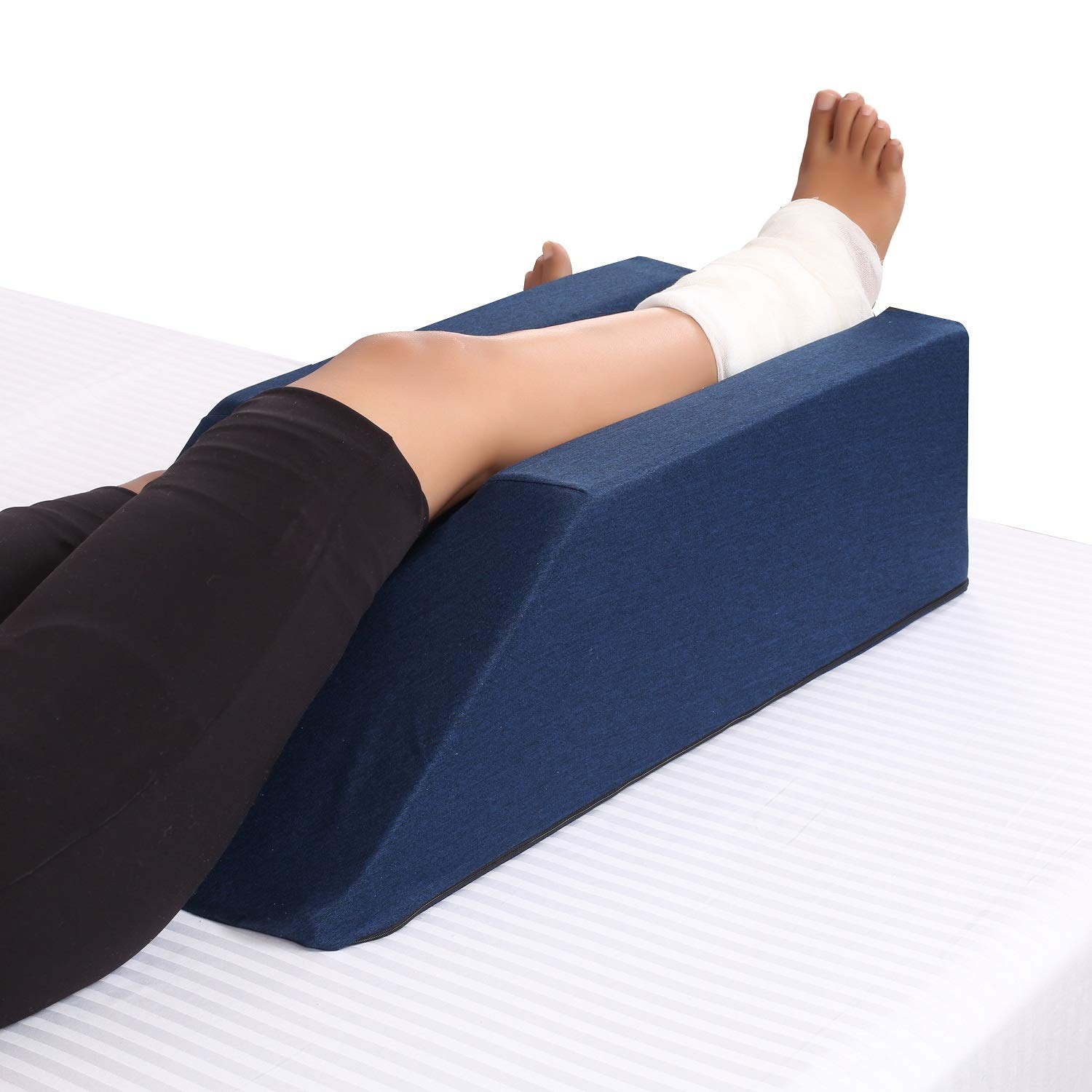 METRON Leg Foot knee Ankle Heel Elevation Support Foam Wedge Pillow