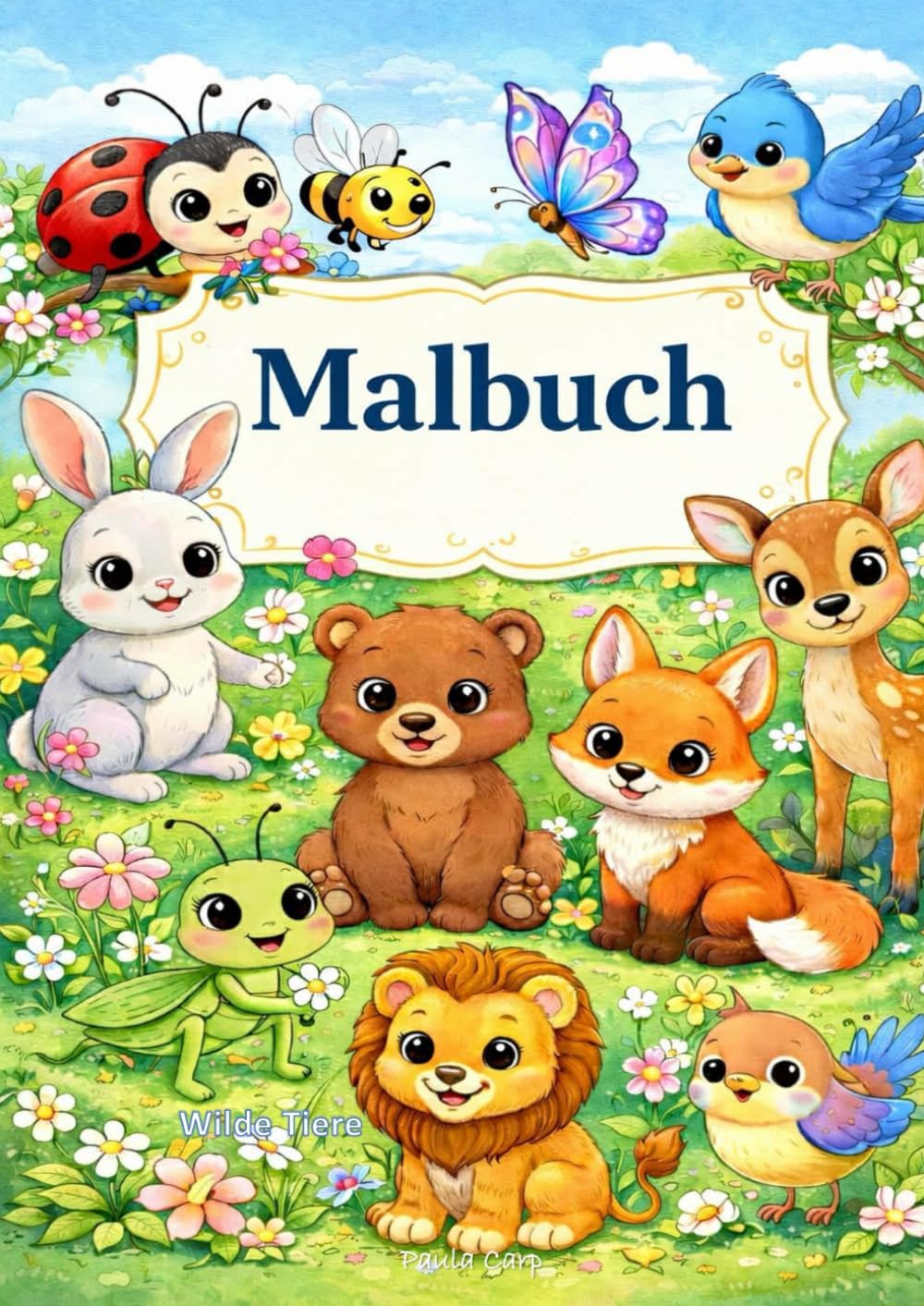 Malbuch: Wilde Tiere (Aunt Paulas Kleine Malwelt)