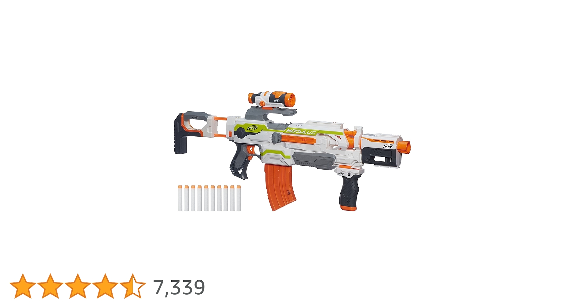 Nerf ナーフ N-ストライクモジュラスECS-10 ブラスター 銃 おもちゃ Amazon.co.jp: Nerf N-ストライクモジュラスECS-10ブラスター