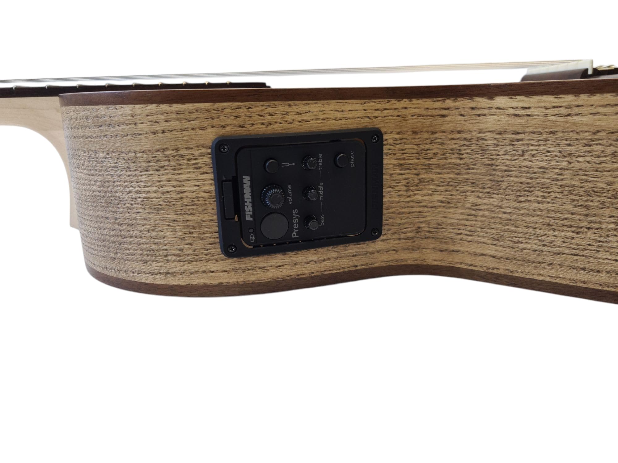 Pro Natura GS200 Konzertgitarre 4/4 Vollmassiv Fichte Kirsche Fishman Preamp Tuner Gigbag Gurt – Die WoidBua – warme Klangfarbe, 650mm Mensur, seidenmatt, hochwertige Akustikgitarre
