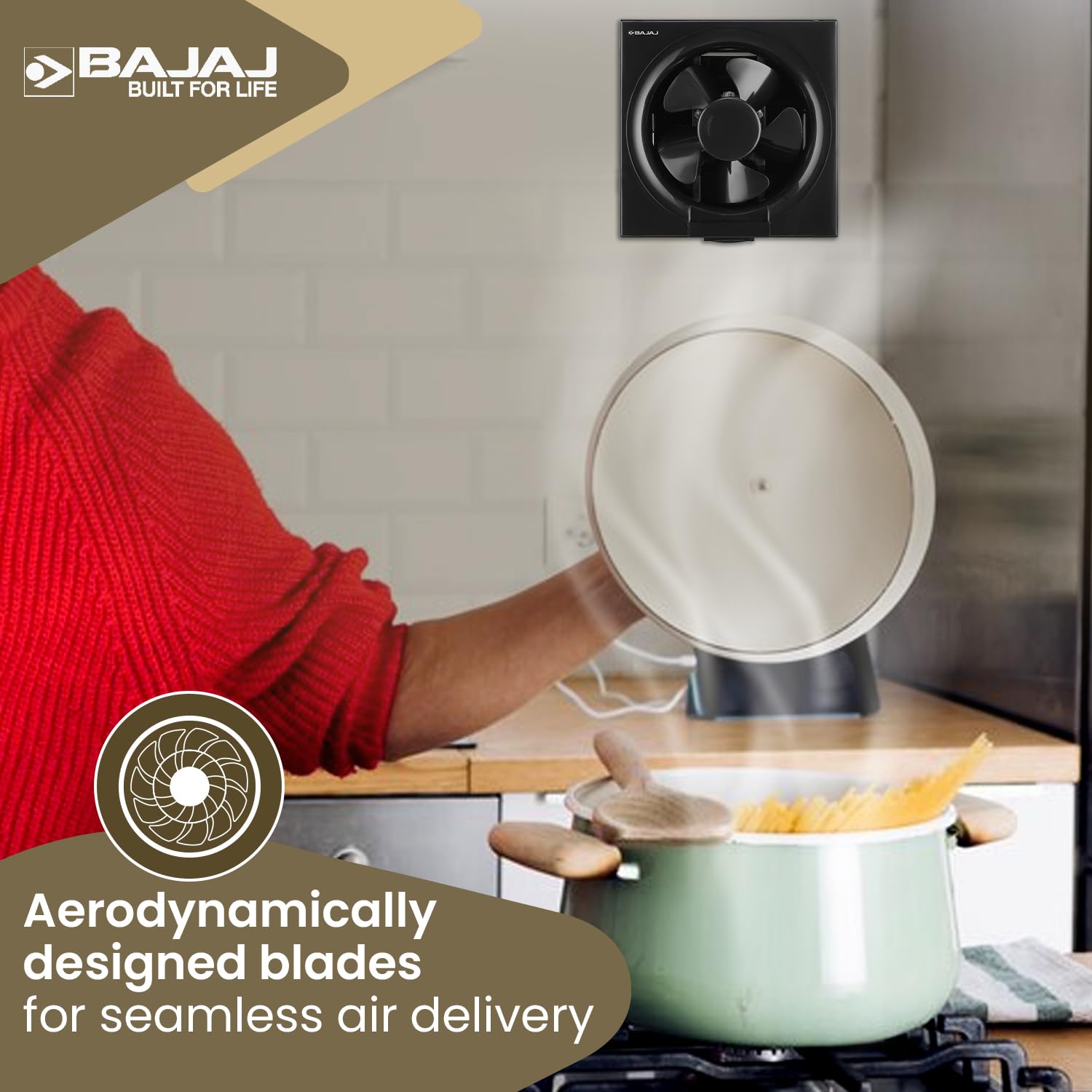 Bajaj AirOut Exhaust Fan - 100% Copper Motor -3
