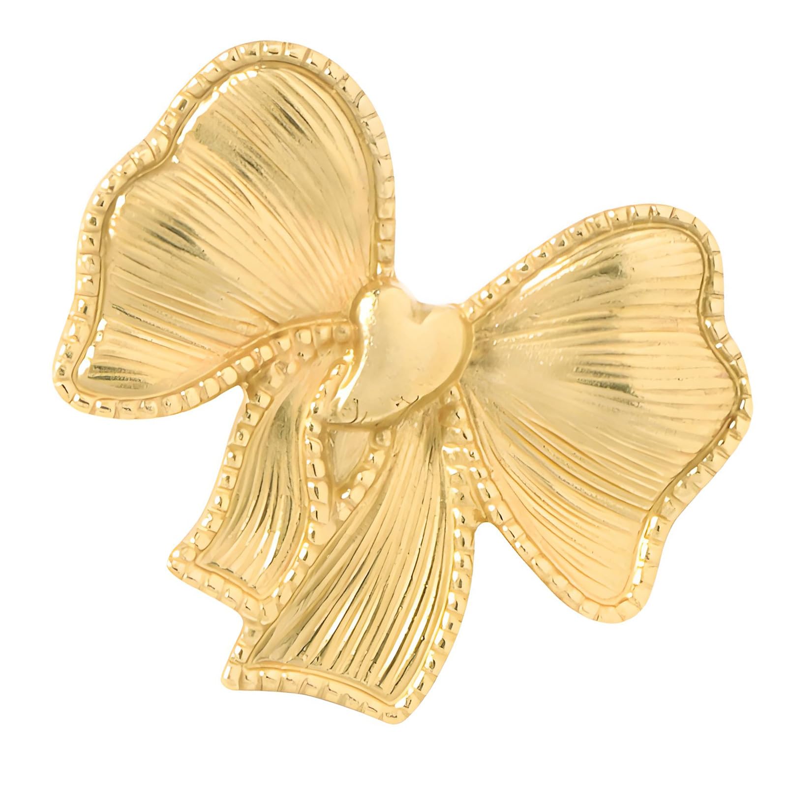 Antique Styles Brasses Butterfly Knot Bowknot Cabinet Handle for Kitchen Cabinet Wardrobe Dresser Durability Pull