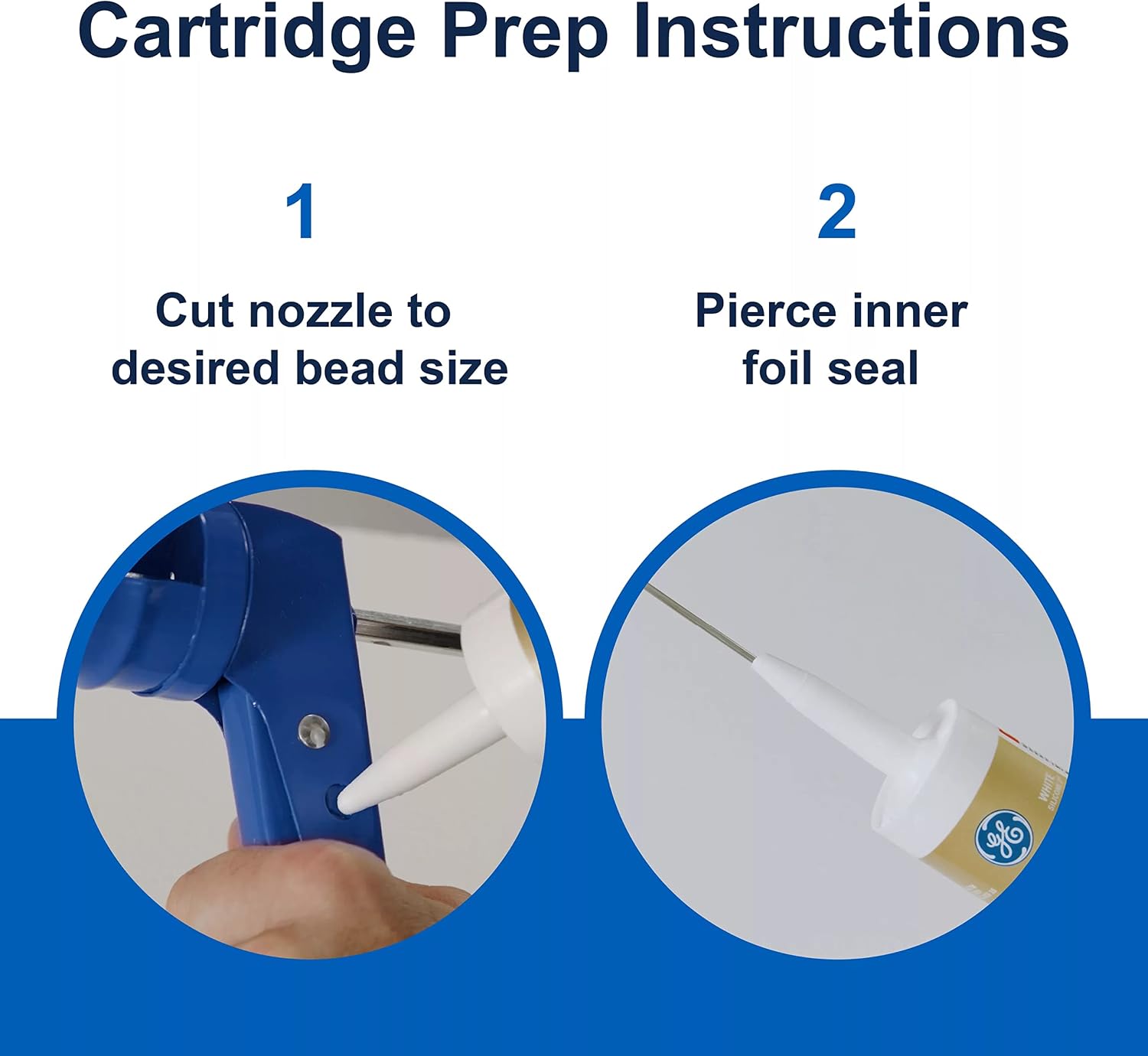 GE Window & Door Sealant Clear All Purpose, 10.1 oz, Cartridge