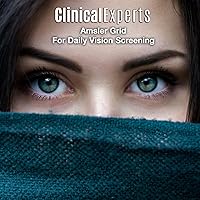 Vista 3 de Amsler - Rejilla ocular con parte trasera magnética, herramienta de detección diaria de visión para pacientes con degeneración macular y glaucoma