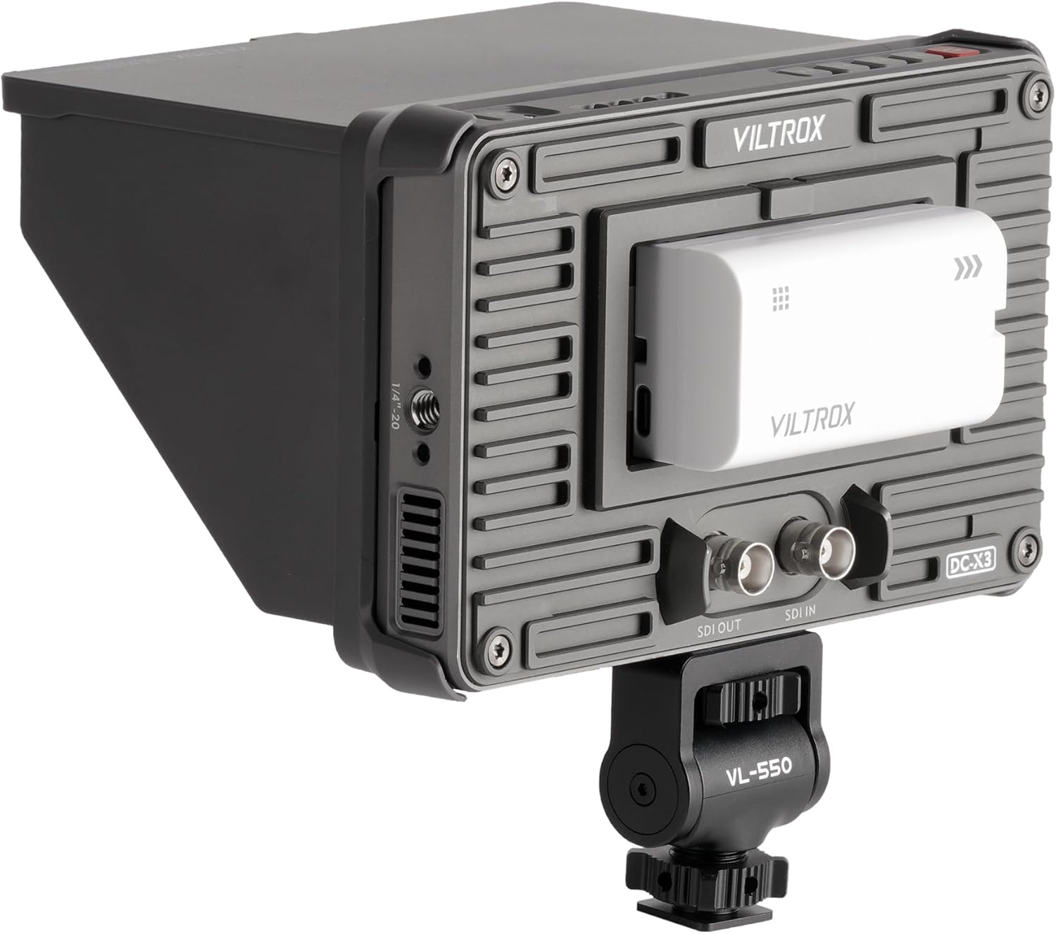 VILTROX DC-X3 Monitor Side View amb ports