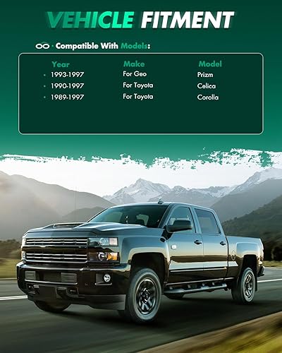 Miniatura 2 de SCITOO 1347016090 13470-16090 594-182 309-50095B 309-50033 Polea de cigüeñal equilibrador armónico para 1990-1997 para Toyota Celica 1988-19889