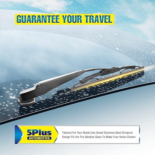 Vista 108 de 5 PLUS® - Limpiaparabrisas trasero de 25.5 cm, repuesto filtro genérico