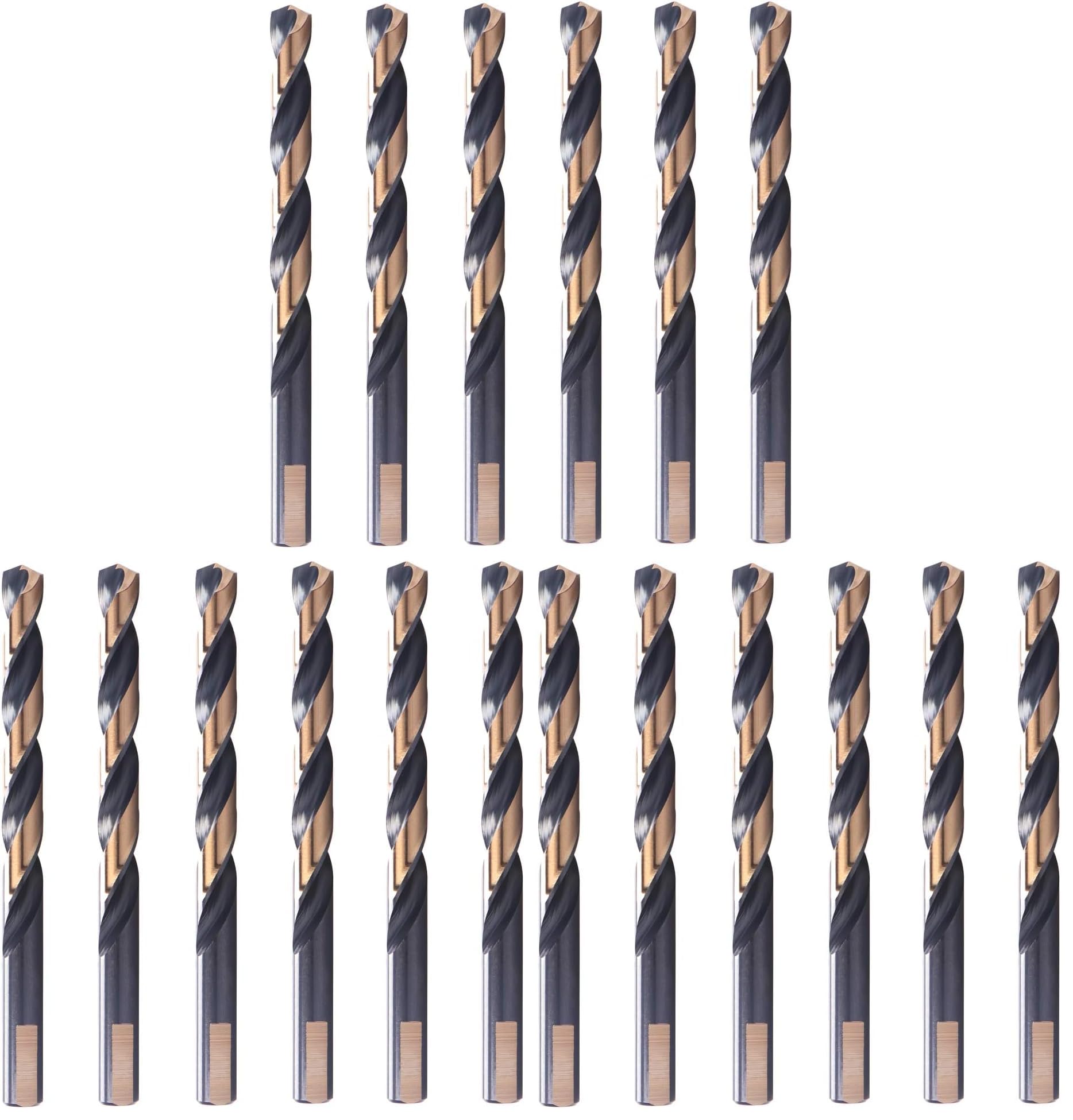 Black & Gold Twist Drill Bits - 1/2" Set -4