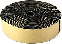 QWORK Waterproof Pipe Insulation Tape - 33 Ft x 2 Inch Self-Adhesive Foam Wrap for Hot/Cold Pipes, 1/8 Inch Thick