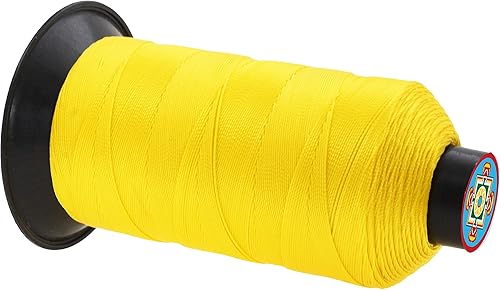 Miniatura 460 de Mandala Crafts Hilos de coser resistentes de nailon consolidado, hilo para tejer jeans de cuero, hilos de tapicería marina al aire libre, Beige