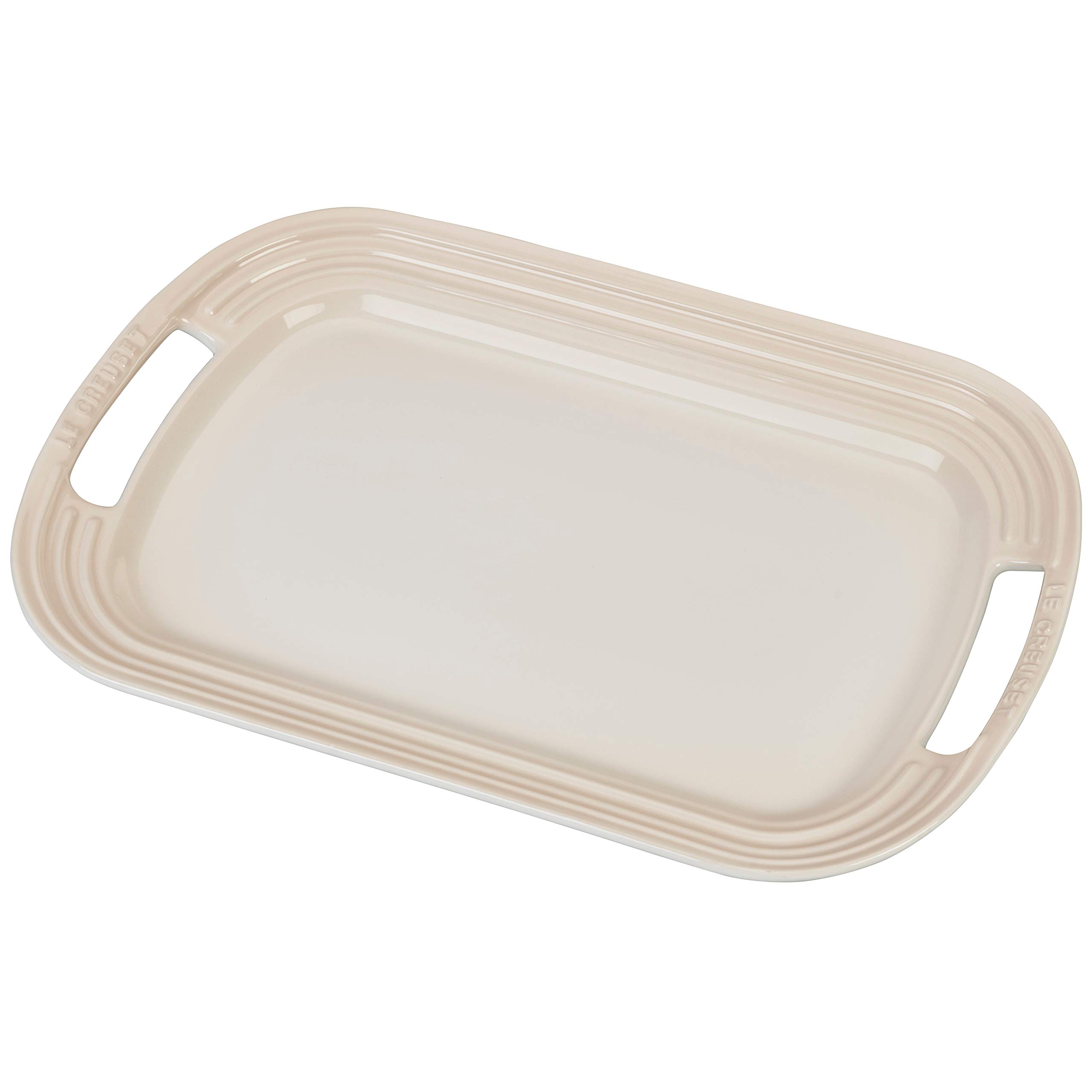 Le Creuset Stoneware Oval Serving Platter 16 25 Meringue