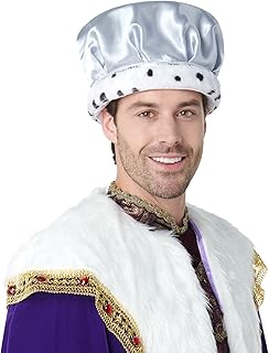 Forum Novelties Adult King Crown, Silver