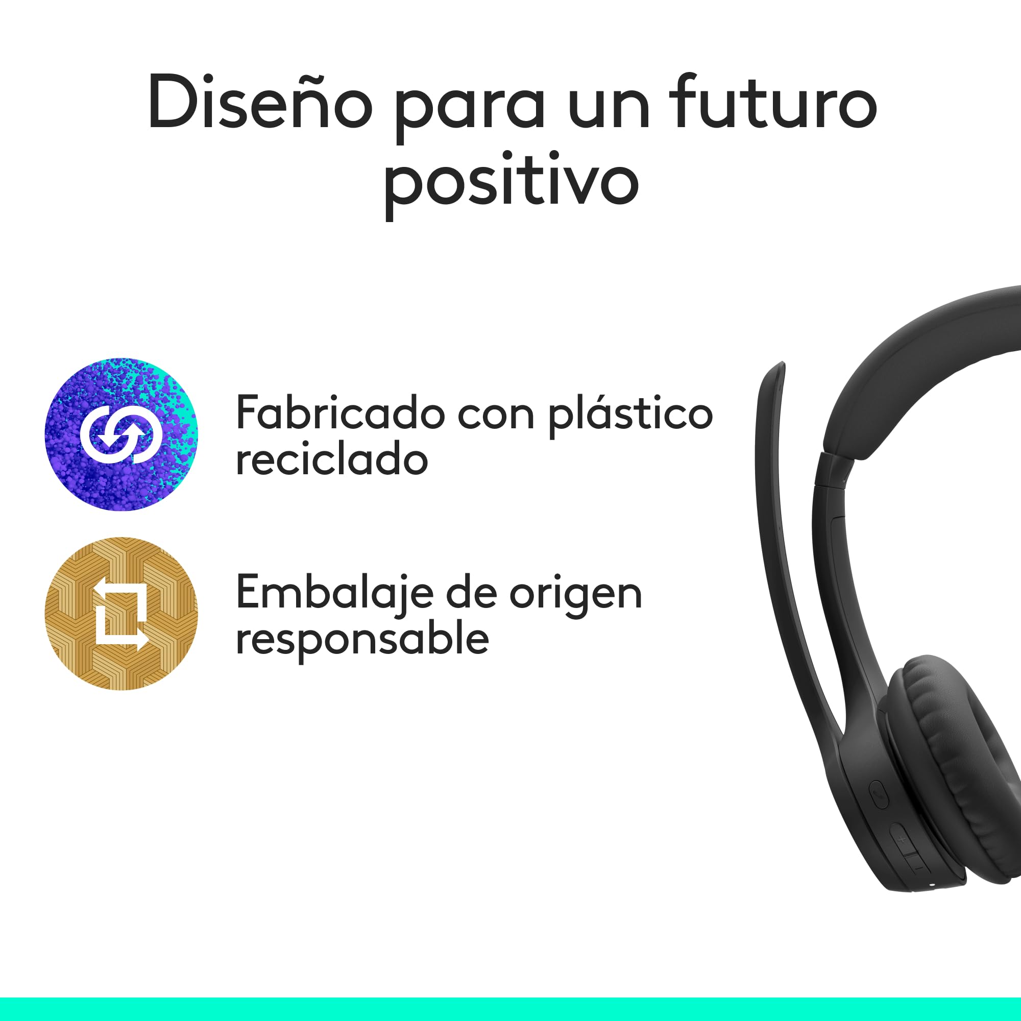Logitech Zone 305 for Business, Auriculares inalámbricos Bluetooth | Bluetooth nativo, Microsoft Teams, Windows/Mac/Chrome/Linux/iOS/iPadOS/Android - Negro
