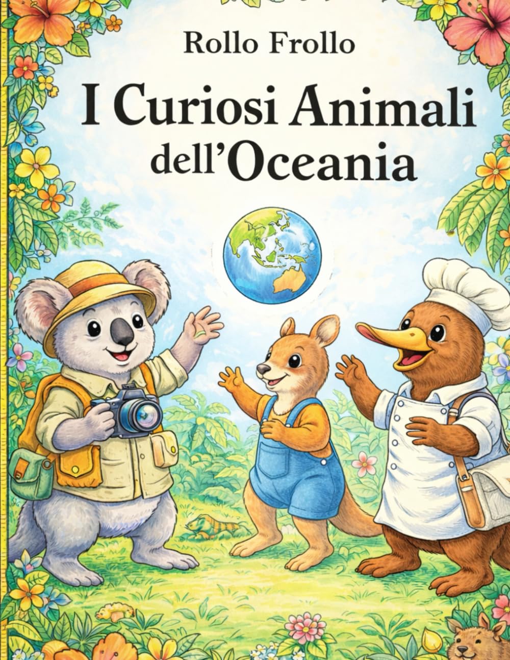 I curiosi animali dell'Oceania: Impara curiosità sugli animali del continente Oceania colorando i suoi tipici animali (I curiosi animali dei 5 continenti)