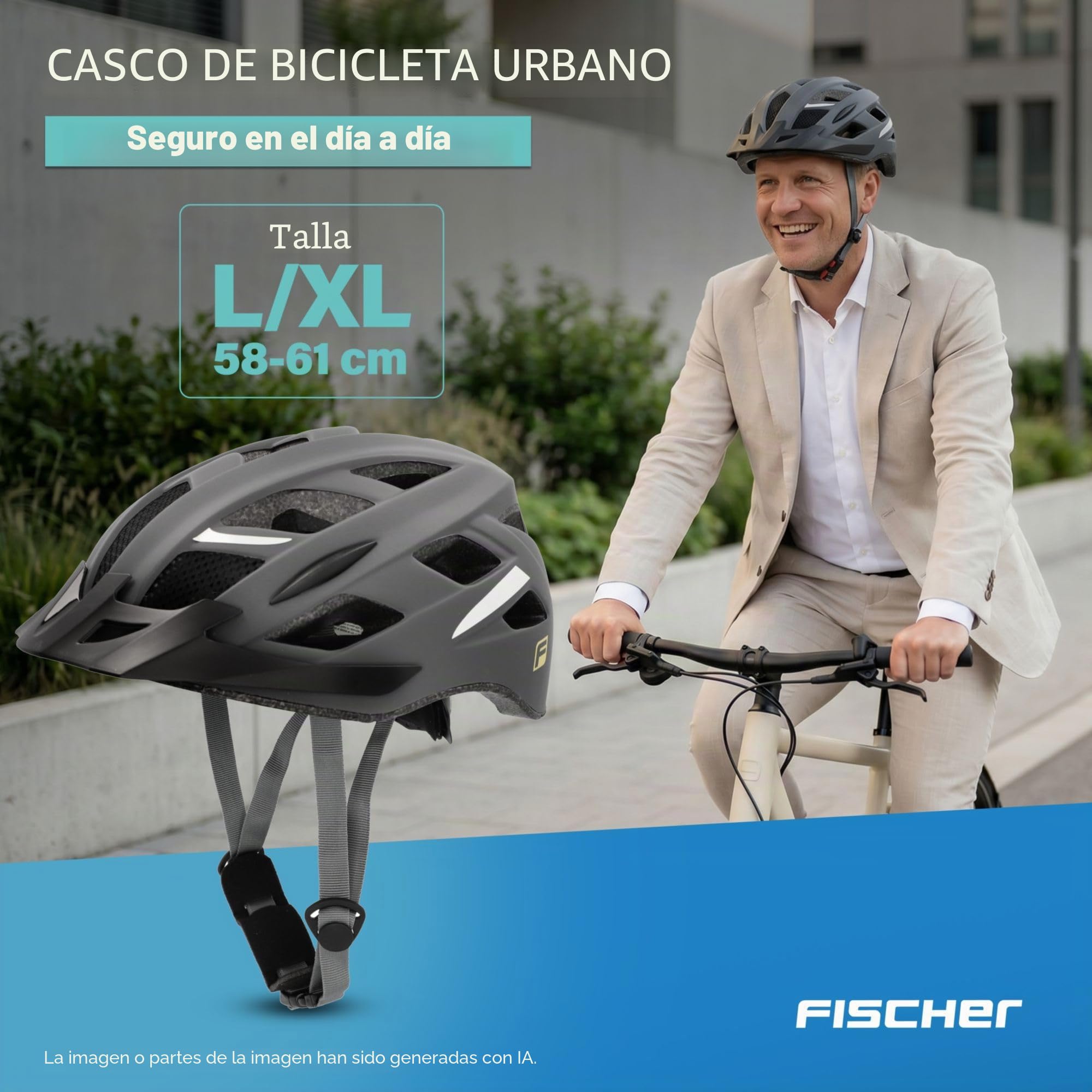 Fischer Urban Levin Bicicleta Casco