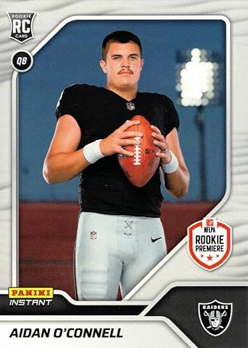 2023 Panini Instant Football #34 Aidan O'Connell Rookie Card Raiders - Only 543 made!