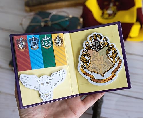 Miniatura 2 de Harry Potter Hogwarts - Juego de notas adhesivas y pestañas adhesivas | Bloc de notas de trabajo, papel de papelería, suministros escolares en casa