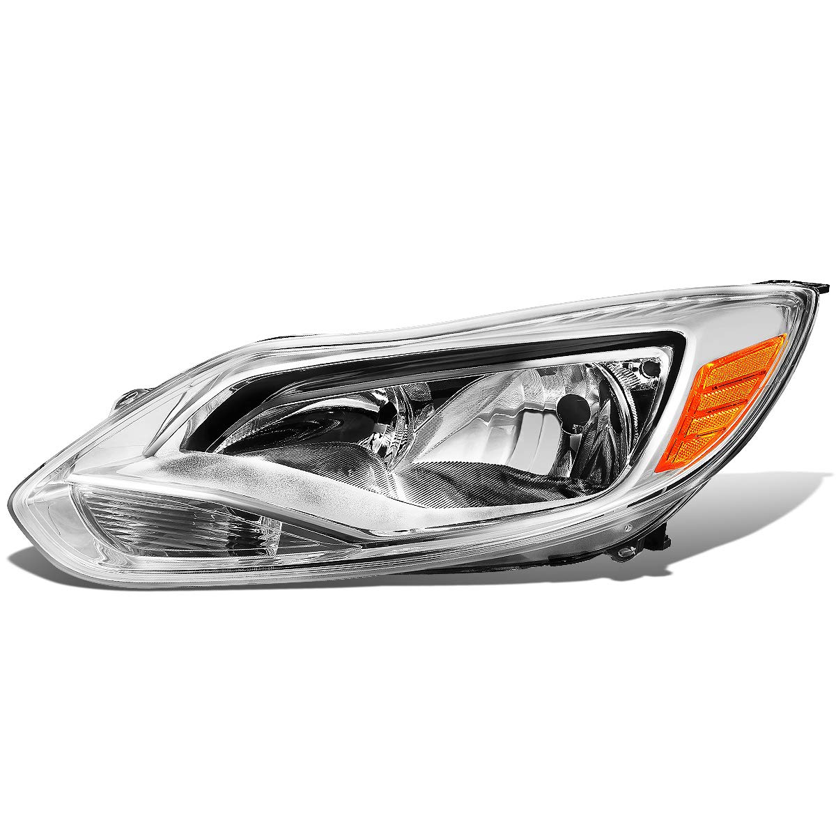 DNA MOTORING Left Driver Side Factory Style Headlight Lamp Compitable with 12-14 FORD FOC…
