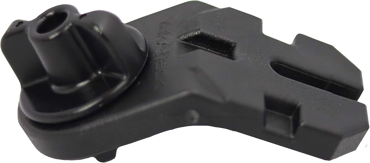 YakAttack Omega Rod Holder with 60° Turnkey Track Adapter | Universal Fishing Rod Holder for Kayak & Aluminum Boat Tracks | Adjustable LockNLoad Mount | Made in USA
